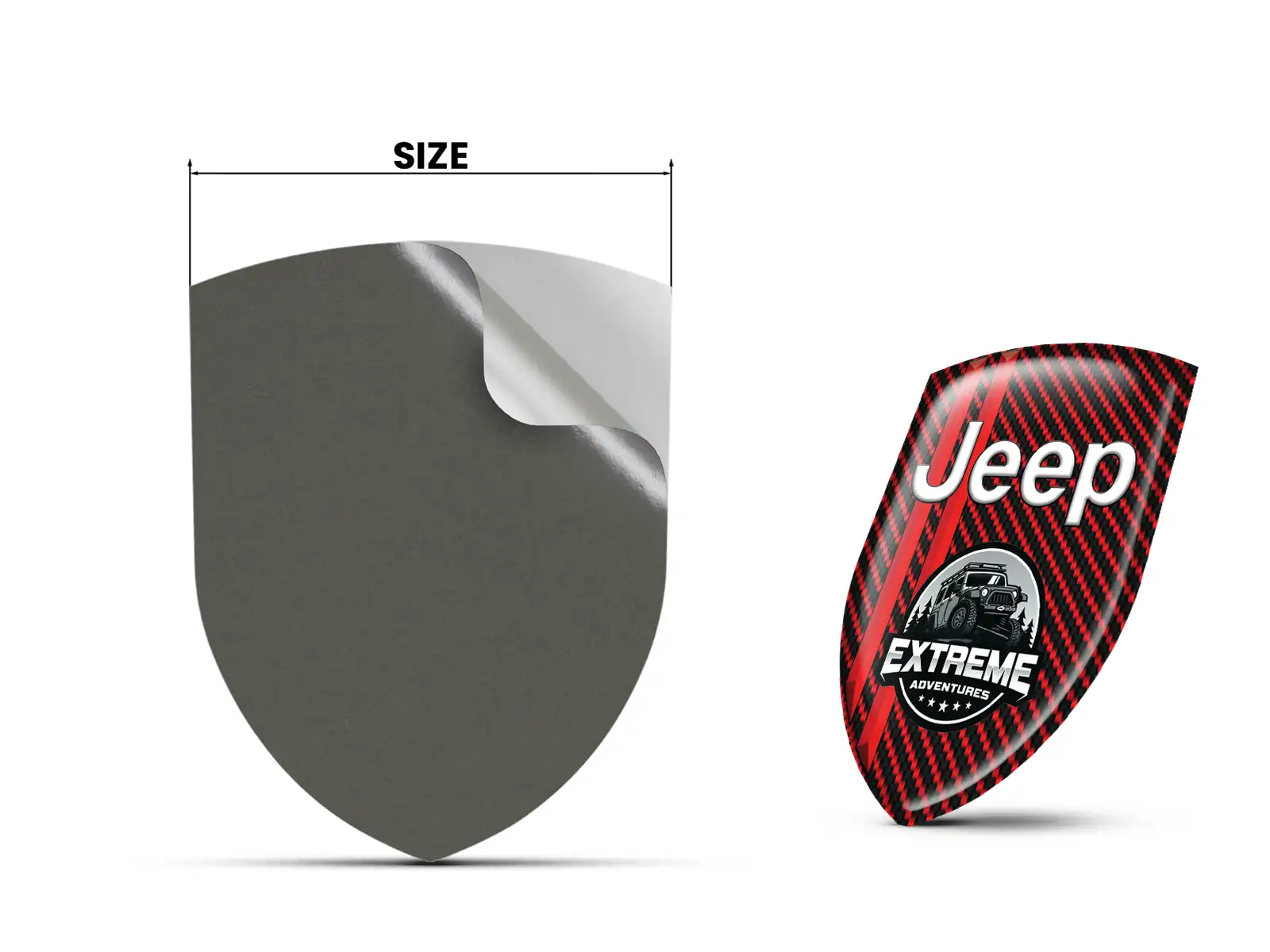 Jeep Adesivo Rinforzato Max Durevole Chic Pro Design